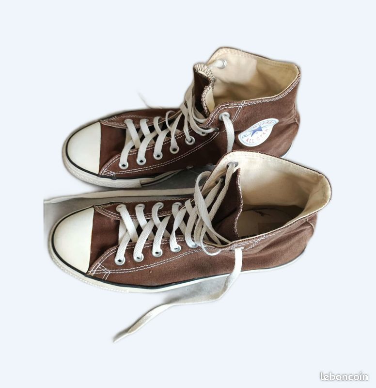 Converse Cuir Marron Vinted Converse Femme Baskets Converse Chaussures