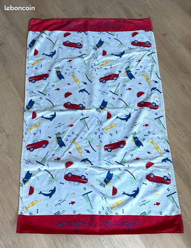 Serviette de Plage sergent Major 65x115 cm (image 4)