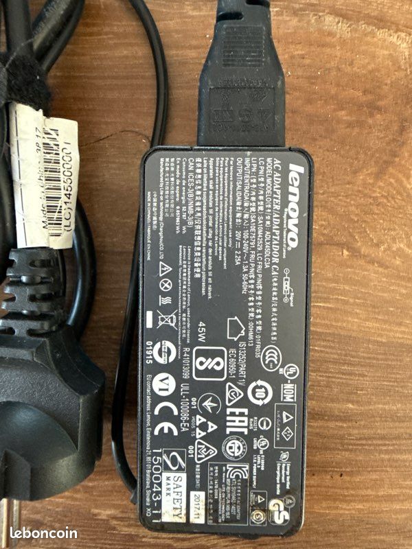 Prise chargeur lenovo portable (image 2)