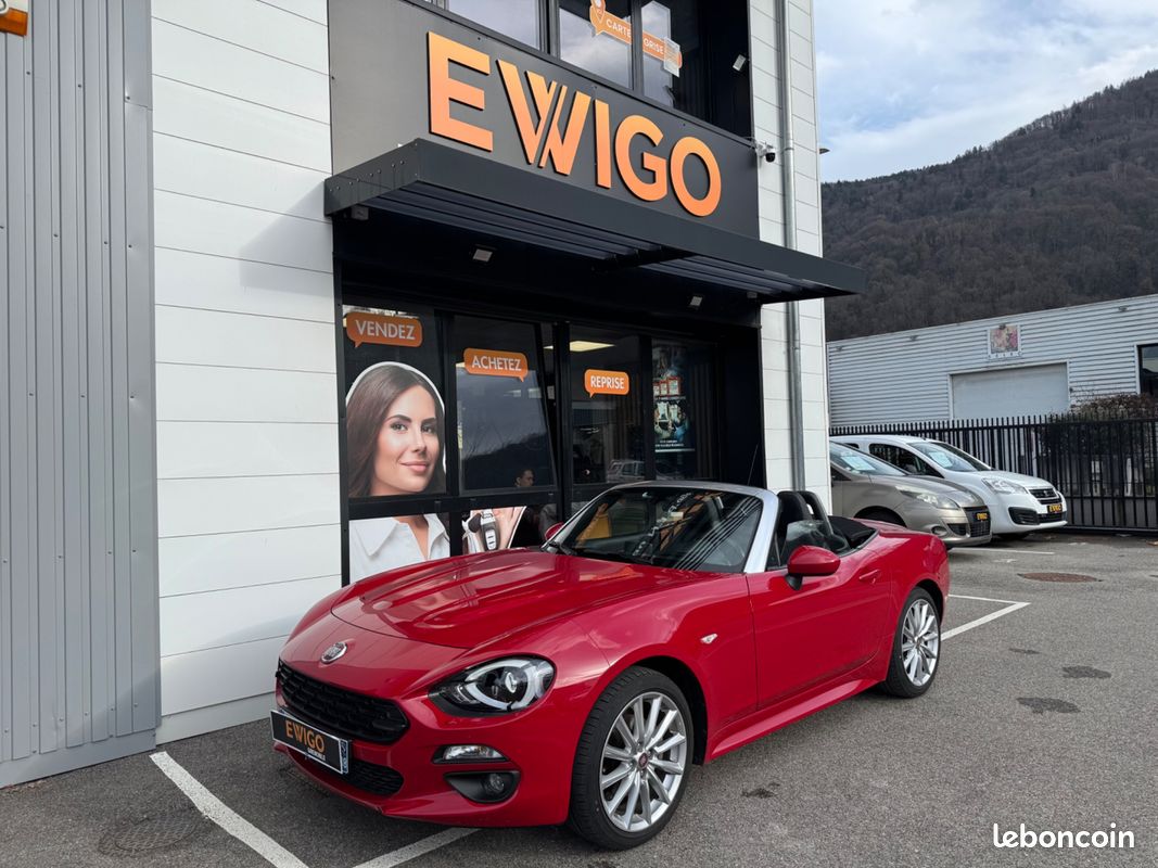 FIAT 124 SPIDER 1.4L MULTIAIR 140CH LUSSO PLUS / CAMERA DE RECUL + GPS + INTERIEUR CUIr (image 1)