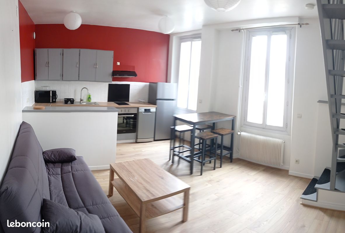 T2 duplex 40m2 meublé entièrement rénové - Poitiers 86000 (image principale 0)