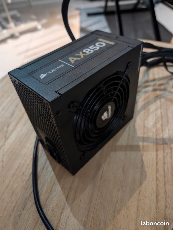 Alimentation PC Corsair AX850 – 850W Modulaire – Neuve Sous Emballage