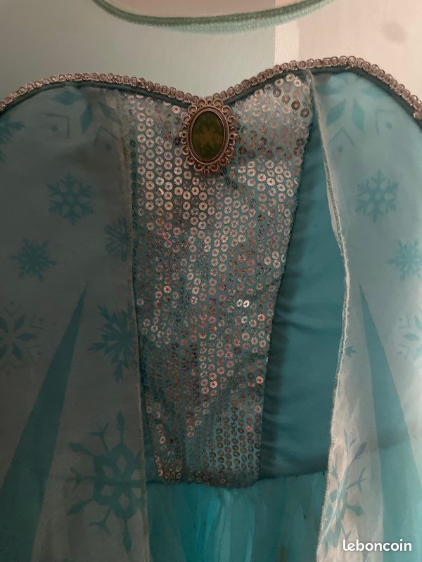 Robe Elsa Reine des Neiges 9/10 ans – (image 3)