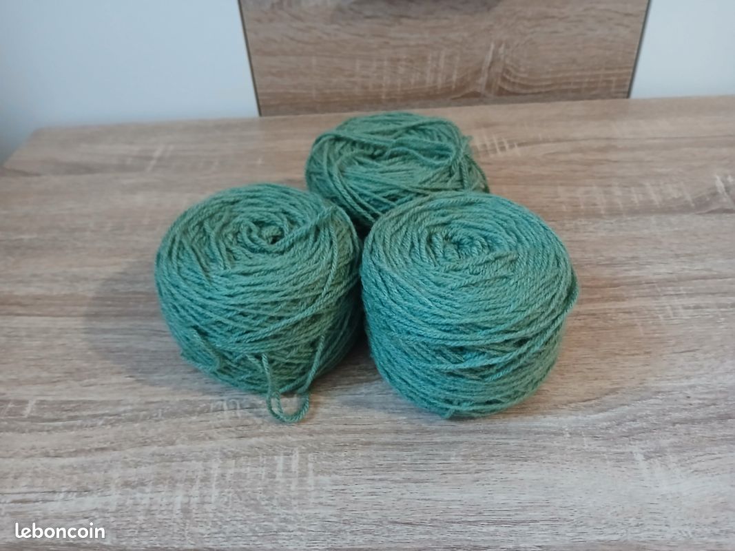 Lot 3 pelotes Royal vert (image 1)
