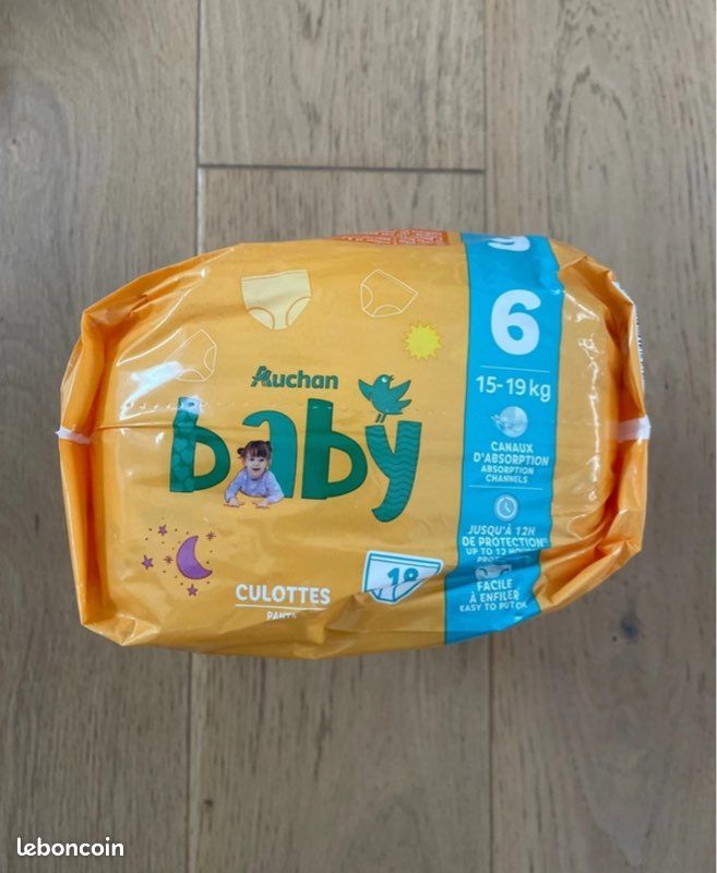 Couches culottes taille 6 Auchan (image 2)