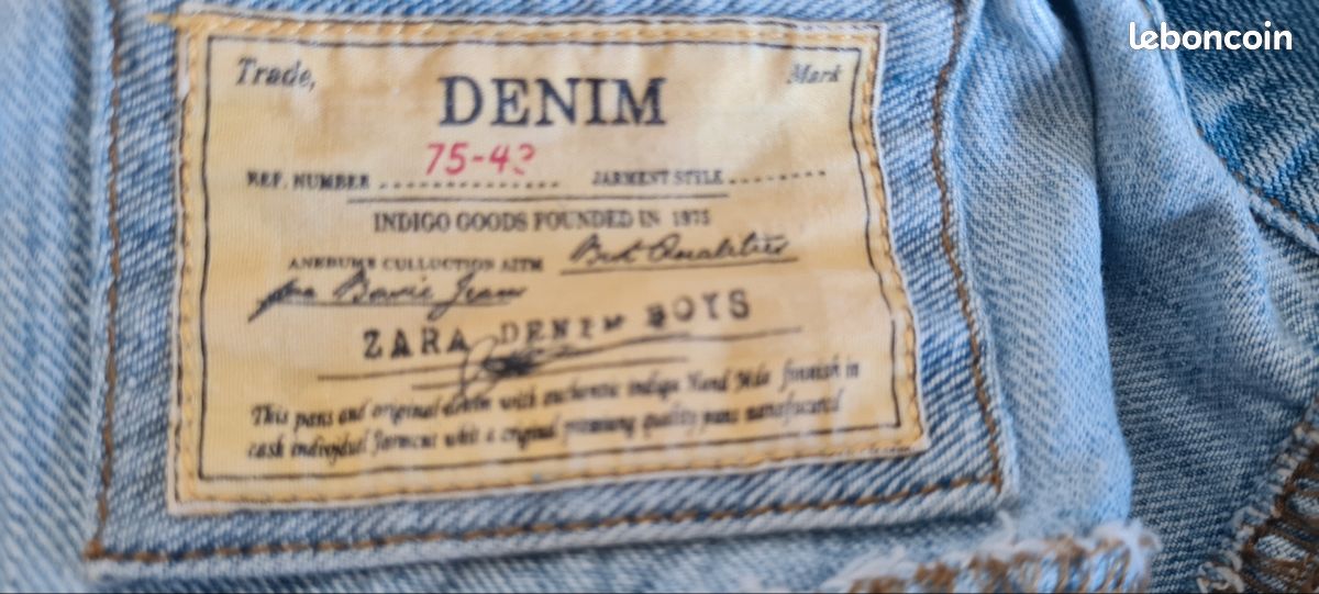 Veste en jean zara 8 ans (image 4)