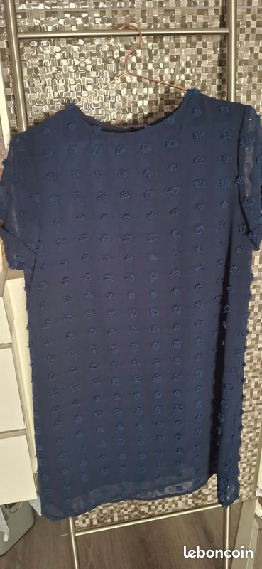 Robe Shein bleu marine (image 1)