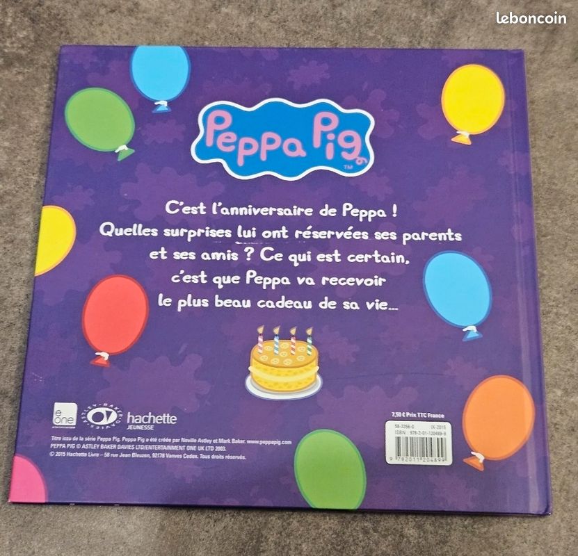 Carte D'anniversaire Officielle Peppa Pig – Joyeux Anniversaire