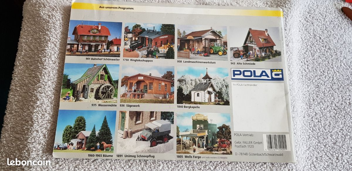 POLA – La Gare – Accessoire Modélisme Ferroviaire – Kit Complet – Échelle N – Décor Réseau – Dès 14 Ans