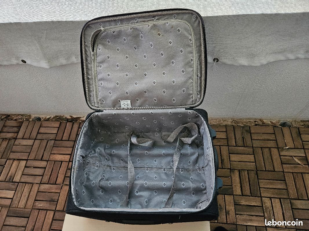 Valise noir pratique extensible (image 8)
