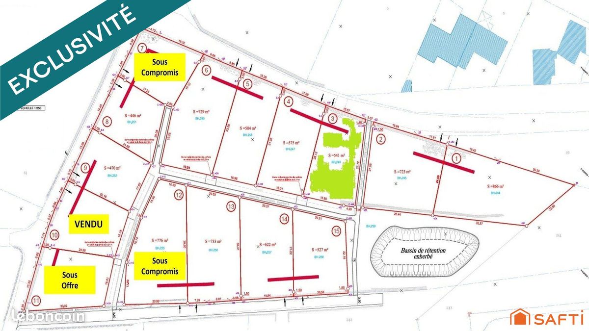 Terrain 541 m² · à Le Puy-en-Velay · 541 m² · 47 500 €