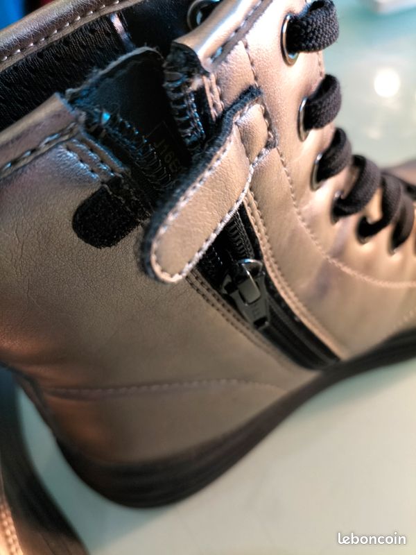 BOTTINES GEOX RESPIRA femme cuir dorees t : 36 (image 4)