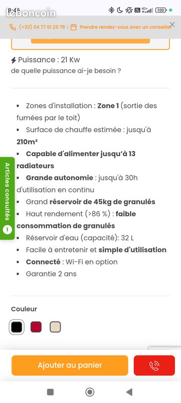 Poêle a granulés (image 2)