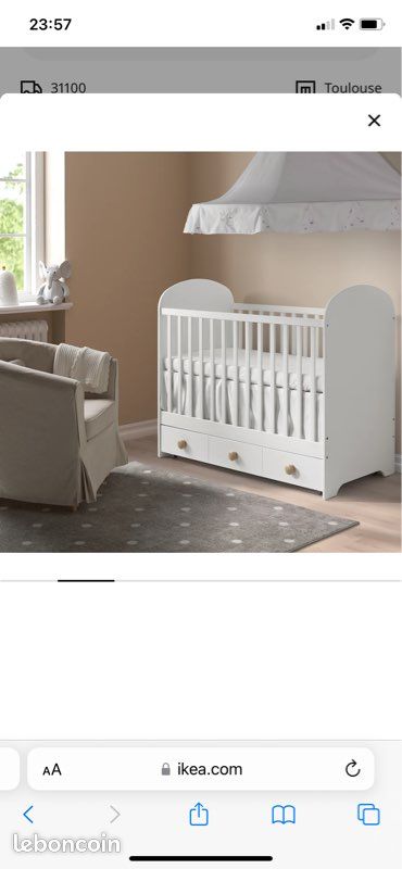 Lit bébé IKEA GONATT (image 2)