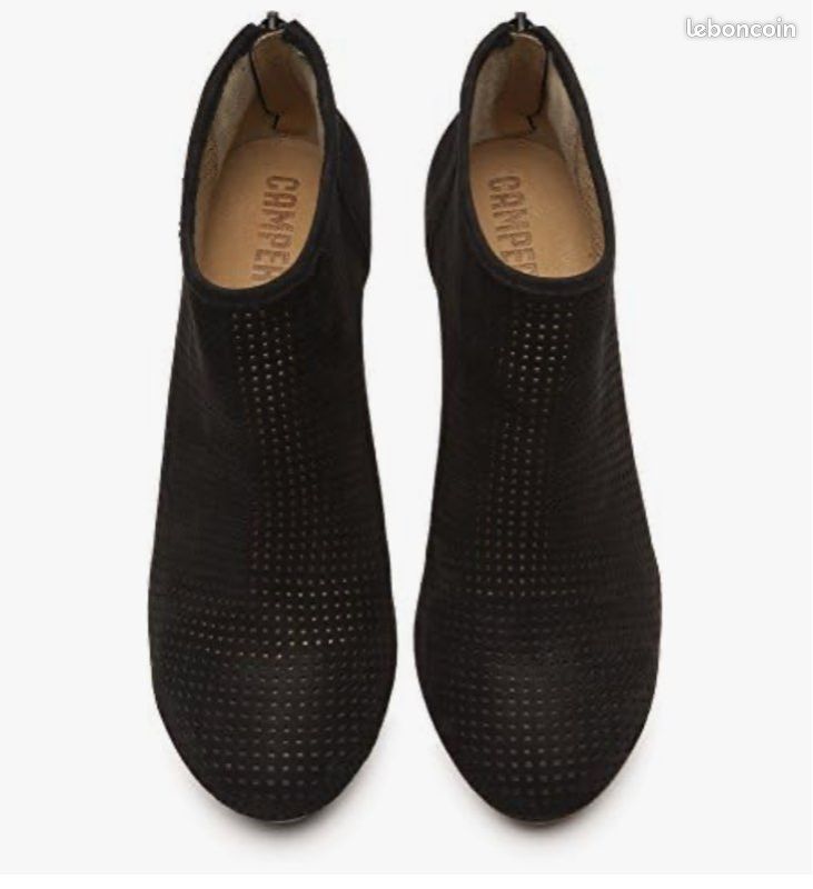 CAMPER Bottines Femme Cuir Noir Pointure Portées Seule Fois Le