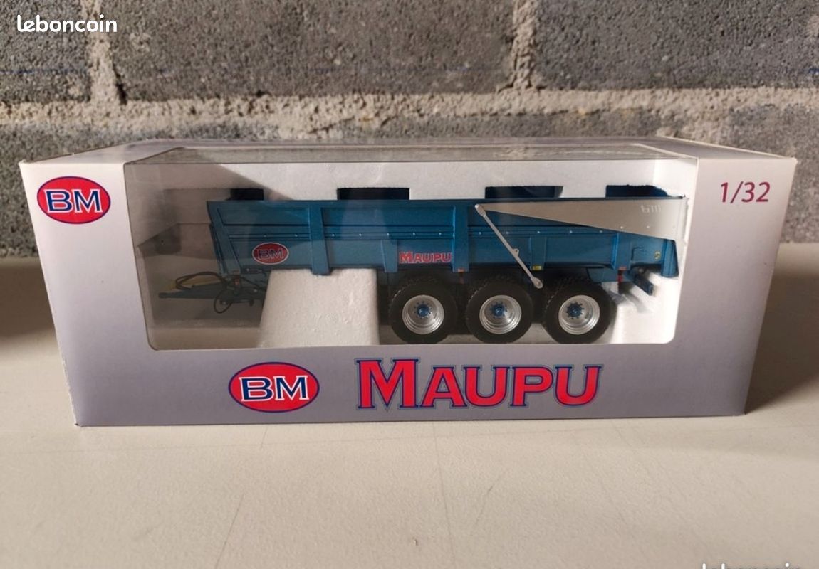 Remorque Maupu BBM 71 26 Au 1:32 - Modèle Réduit Replicagri REPLI88, Neuf