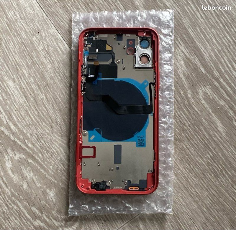 Coque Arrière Complète Pour IPhone 12 Mini – Rouge (vitre Incluse)