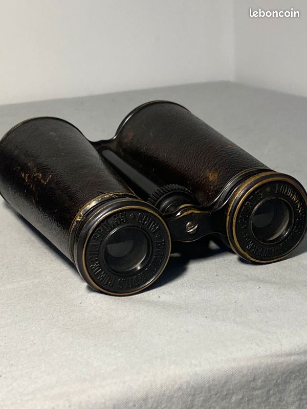 Jumelles Anciennes A. Bardou Paris - 8x - Avec étui Cuir Partiel - Optique