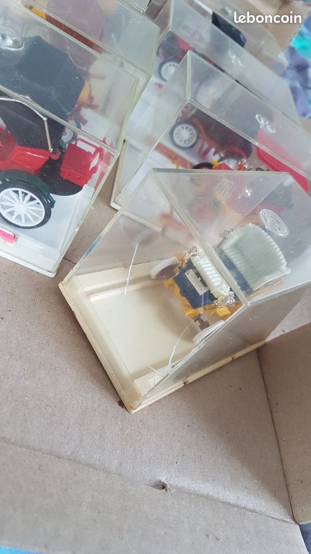 Miniature Safir SB – Renault 35HP 1906 – Bleue Et Jaune – Échelle 1/43