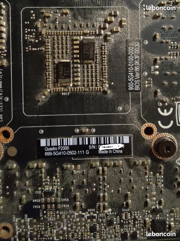 Carte graphique NVIDIA P2000. 4 display port (image 3)