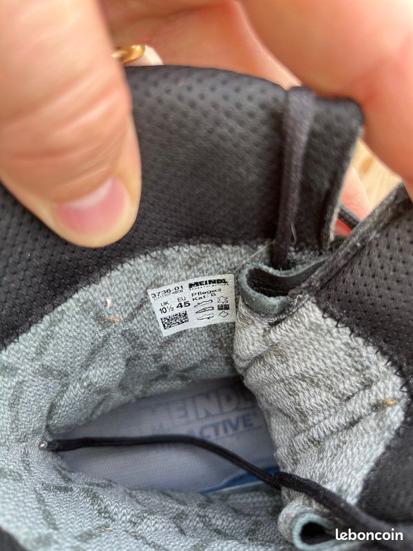Rangers hautes Meindl noires taille 45 BE (image 5)