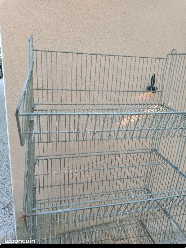 Étagère panier métallique empilable (image 3)