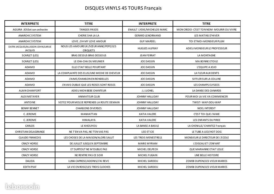 Disques vinyle (image 10)