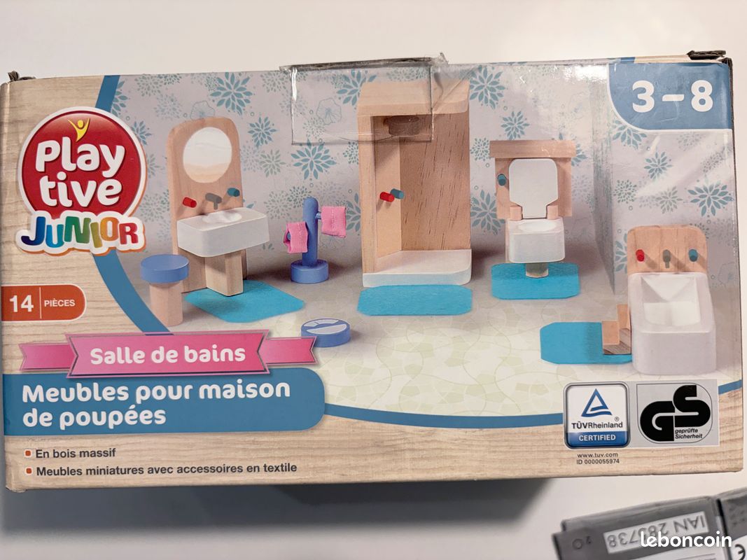 Kit De 15 Accessoires Miniatures Salle De Bain Pour Maison De Poupée – Savon, Dentifrice, Shampoing… Jouet Créatif Enfants 3+ Ans