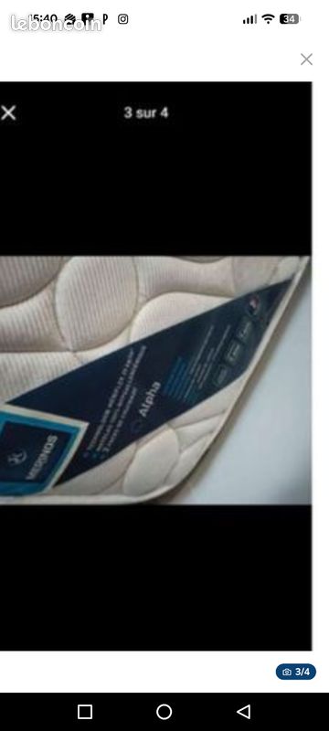 Matelas mousse 90*190 (image 2)