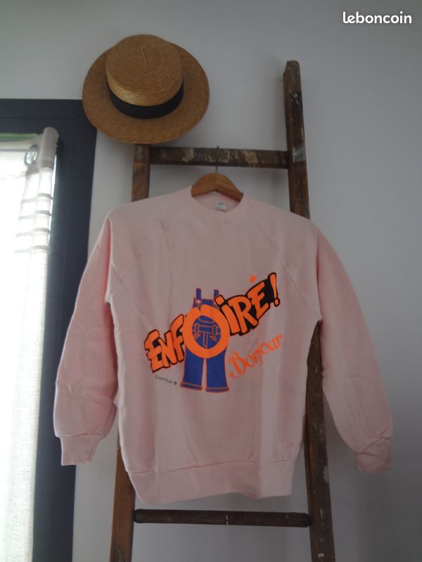 Sweat Rose Et Vert Fluo - Taille 36-38 (S) - Neuf Sans étiquettes, Pour Femme