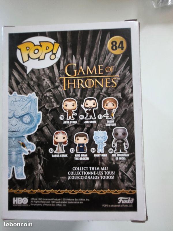 Figurine Funko Pop Seigneurs des Anneaux The Dark Night neuf (image 3)