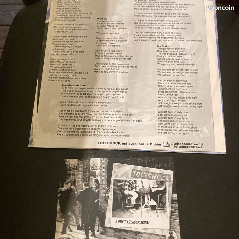 Toltshock -A Few Toltshock More - 10" - 2001 - Punk Oi (image 3)