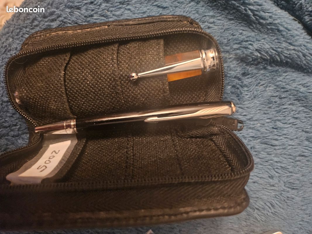 Mini stylo bille parker sonnet laqué noir (image 1)