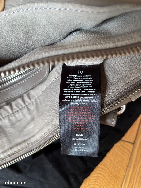 Sac à main IKKS en cuir (image 6)