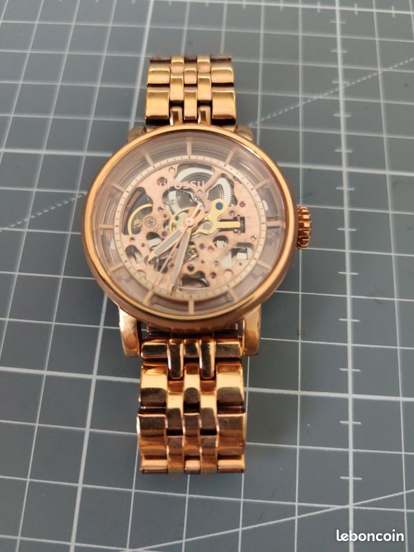 Montre squelette Fossil rosegold (image 1)