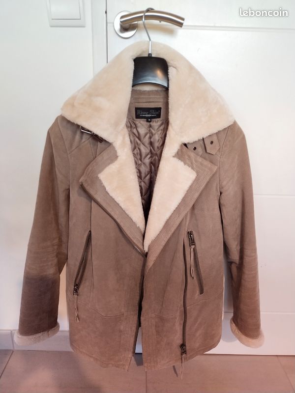 Manteau femme cuir River Skin (image 2)