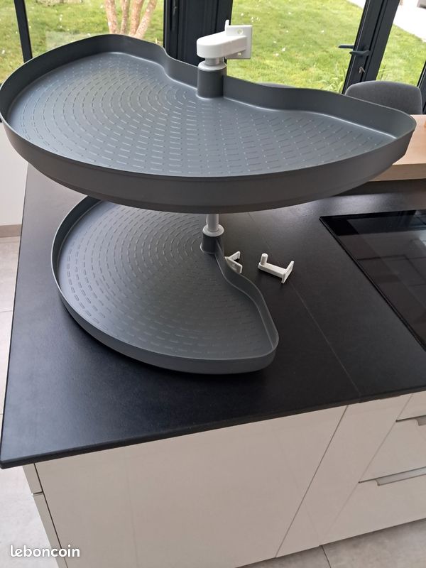 2 plateaux tournants pour meuble d'angle (image 1)