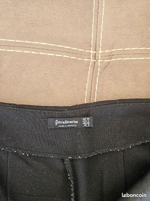 A saisir petit prix pantalon noir 36 Stradivarius (image 3)