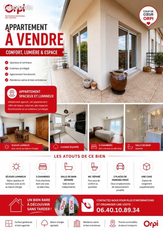 Appartement 4 pièces 90 m² · à Amiens · 90 m² · 300 000 €