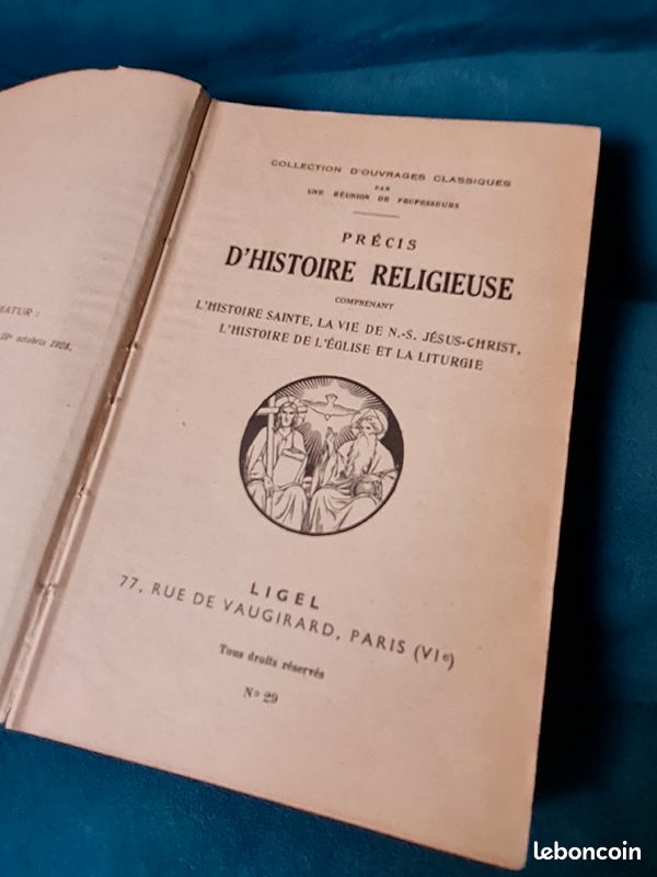 Livre ancien Précis d´histoire religieuse (image 6)