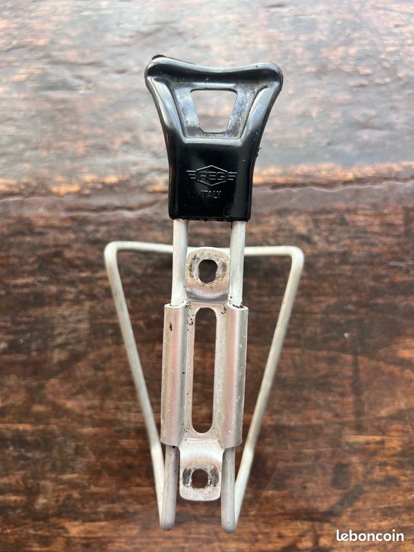 Porte-bidon Vélo Vintage – Marque VELO – Fabrication Française – Argenté