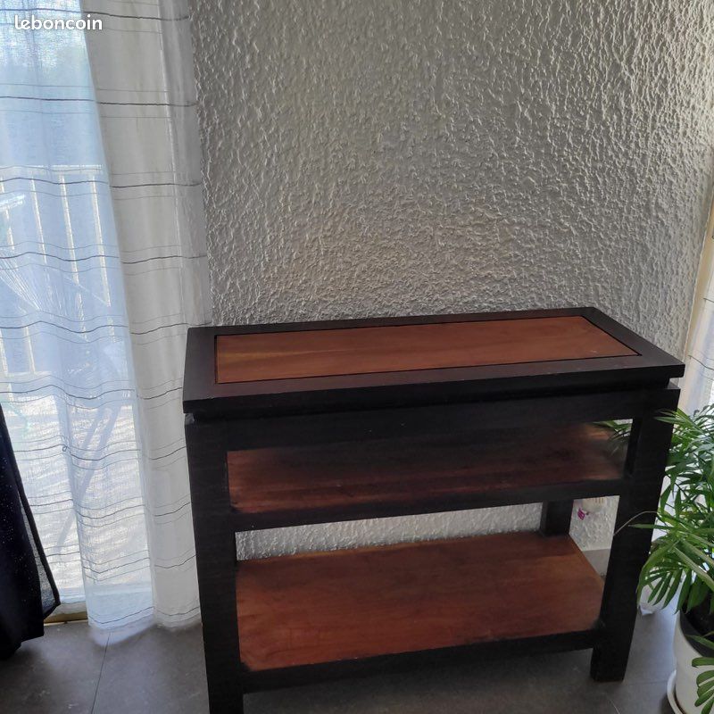 Meuble tv ou d’appoint véritable bois (image 4)