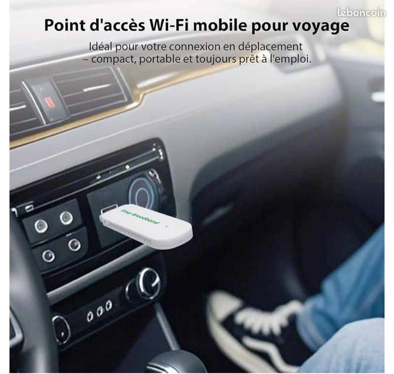 #299 Clé 4G LTE EIOTCLUB avec Wi-FI 6 (SIM Incluse), Modem Wi-FI USB A & C, 150 Mbit/s, Connexion LTE Plug & Play, Point D'accès Mobile pour PC/Tablette/Voyage/Travail, Uniquement avec SIM EIOTCLUB (image 5)