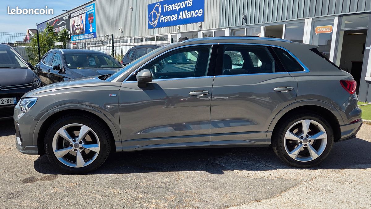 AUDI Q3 2.0 35 TDI 150ch S-LINE S-TRONIC - TOIT PANO - ANDROID AUTO CARPLAY - CUIR - COFFRE ELECTRIQUE (image 3)