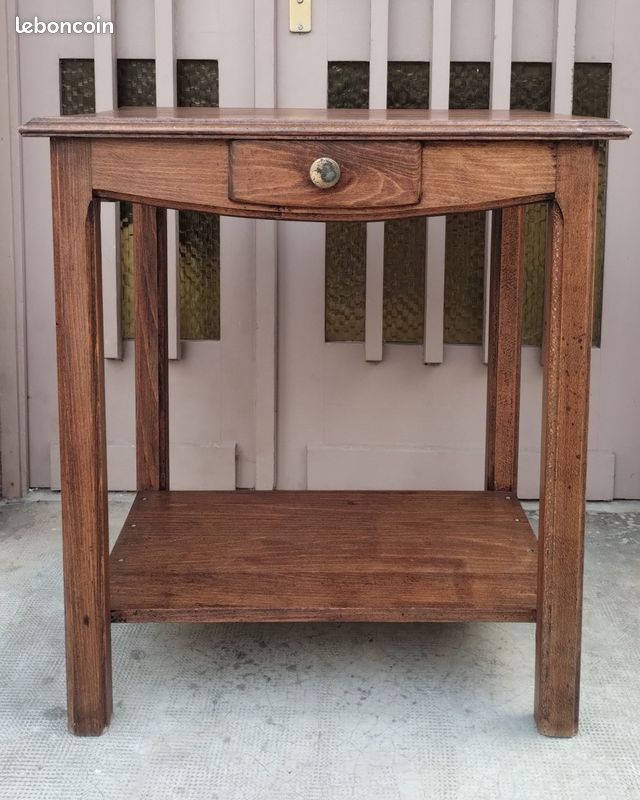 Petite table à double plateau année 50/60 (image 3)