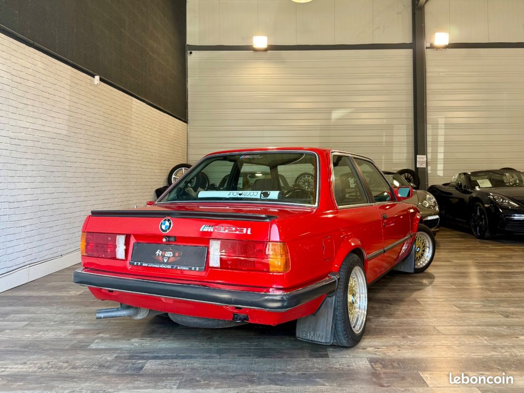BMW e30 323i M tech 2.3 i 150ch Pont Autobloquant + boite inversée + BBS RM (image 3)