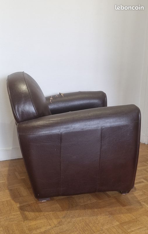 Fauteuil Club en Cuir (image 2)
