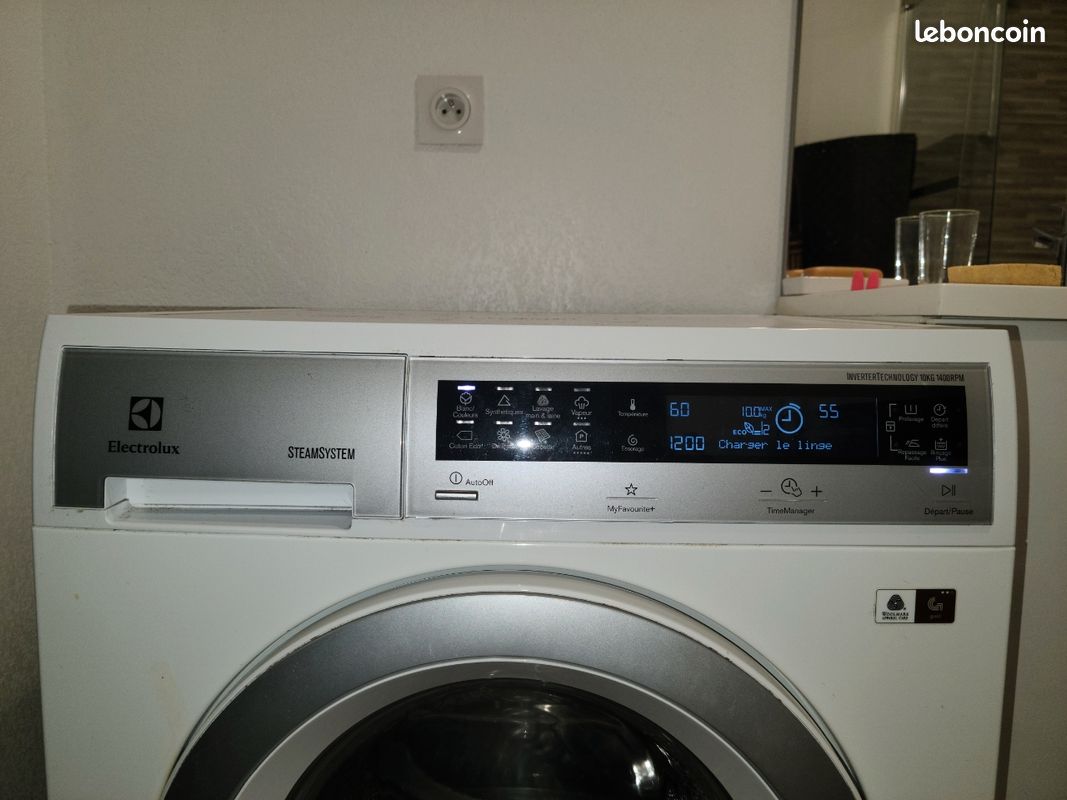 Lave-linge Electrolux 10kg 1400tr/mn (image 2)