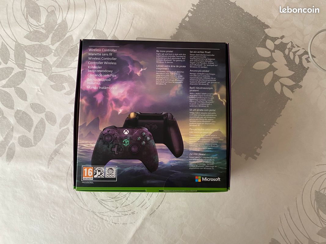 Manette original xbox one sea of Thieves, édition limitée, sans fils