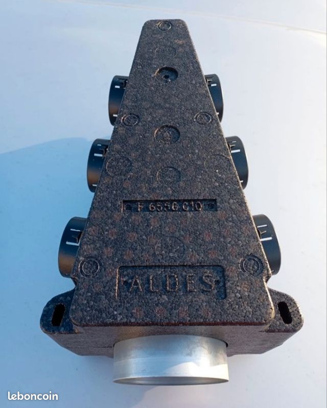 Lot de 2 caissons vmc répartiteur PPE ALDES 6 piquages diamètre 80 (image 5)